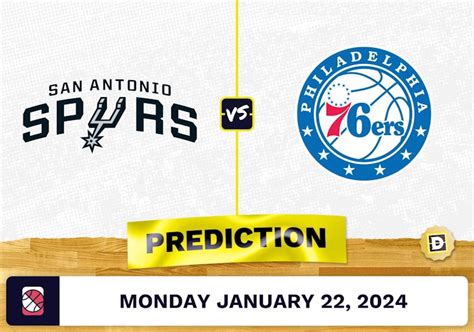 spurs vs 76ers prediction sportsbookwire|San Antonio Spurs vs. Philadelphia 76ers Prediction, Odds, NBA .